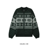 [F/W] Snow nordic knit zip up(3color)