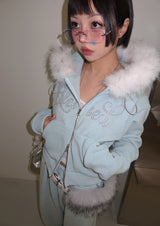 Cubic Purifying Hooded Zip-Up Jacket