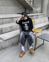 Labon Track Bermuda Denim Pants