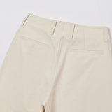 WOMAN クラシックブラッシュドコットンパンツ CREAM IVORY