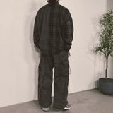 double check deconstructed shirt_black