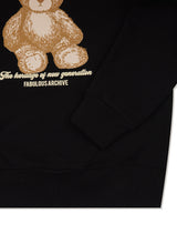 UNISEX Bare Friends レギュラーフィットスウェットシャツ ブラック (FCF1TS322M)