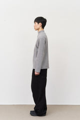 ウェーブニットジップアップ