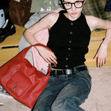 【即日発送】PK Slouch Bag (deep red)