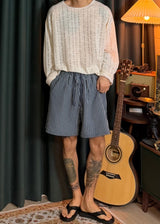 Argyle Stripe Shorts 3COLOR