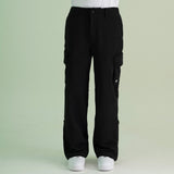 Poly Span Winter Cargo Pants - BLACK