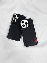 【MADE】マットブラック ポピーレッド iPhoneケース [Matte Glass/Basic]