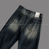 NOS127 Deep Blue Green Wide Denim (XS ~ L)