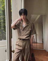 Saffy Linen Two Pocket Crop Jacket
