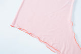 Star unbalance top pink