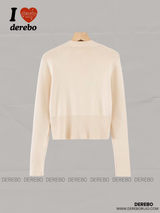 [SALE] Crop collar slim cardigan