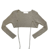 Knit bolero set