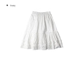 Myael Frill Shirring Tiered Midi Skirt