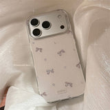 Glitter Diamond Ribbon iPhone Case