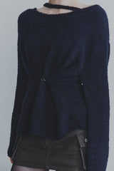 RUBY HOOK OVER KNIT black
