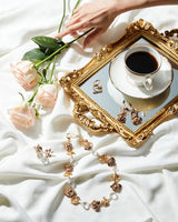 Wild Rose Pearl Necklace