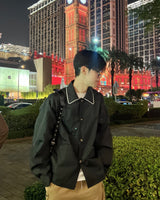 Bruce piping collar jacket