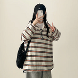 コグカラーダンガラカラー長袖Tシャツ