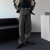 OWN オイルウォッシュストレートデニムパンツ(S～L)