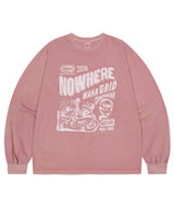ダストモトクロスピグメントロングスリーブTシャツ