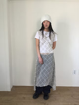 Sheer Check Long One Piece (1color)