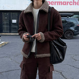 LMN Martin Suede Wool Sheepskin Jacket (2 colors)