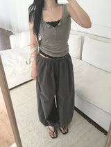 Nylon Aladdin pants