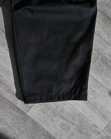 DRW D-RING ONE TUCK BALLOON PANTS BK 