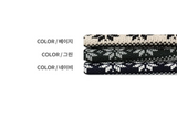 [F/W] Snow nordic knit zip up(3color)
