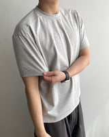 デロショルダーシームショートスリーブTシャツ