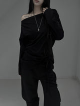 タトゥー シャーリング ロングスリーブ T (2color)