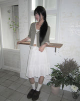 Motin Lace 7-Sleeve Cardigan