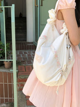 Floweret wrinkle bag_flora