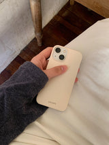 yeowhi 단색 하드폰케이스 (soft yellow)
