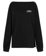 ワンショルダーオーバーフィットスリットTシャツ