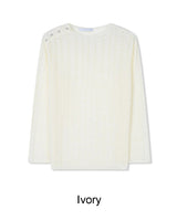 Tene Vintage Shoulder Button T-shirt