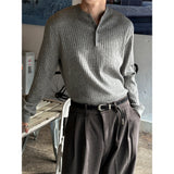 [MUSCLE FIT] Golgi muscle fit henry neck knit(4color)