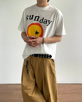 サンデープリントショートスリーブTシャツ