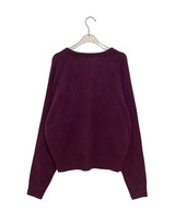 Lucie Loose-Fit Raglan V-Neck Cardigan