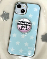[made] soda jelly star sky phone case (epoxy silver bumper)