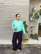 Wavy wide pants (3color)