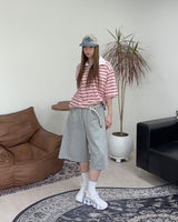 Aaron Multi-Stripe Collar Tee