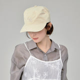 Leaf VZ Monogram Twill Pillbox Cap / Beige 