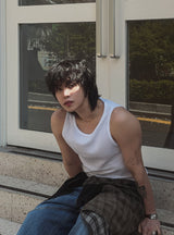 Glo Ribbed Layered Sleeveless