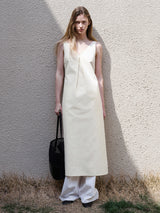 (OP-6281)BACK RIBBON DRESS