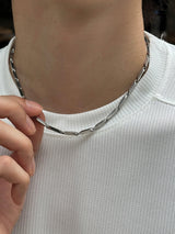 LMN Er Chain Surgical Necklace (Silver)
