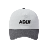 25SS PIG/BIO WASHED LEATHER PATCH BALL CAP CHARCOAL
