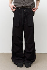 Red Fatigue Pocket Pants