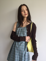 Nerong check midi dress (2color)