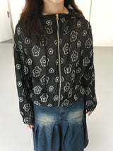 Airy Bloom Flower Zip-Up (3c)